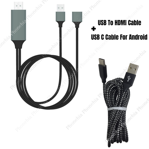 1080P HDMI Mirroring Cable Phone to HDTV TV Cord Adapter For iPhone/iPad/Samsung - Picture 16 of 18