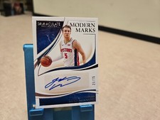 2019-20 Panini Immaculate Modern Marks Auto /75 Luke Kennard #MM-LKN Auto