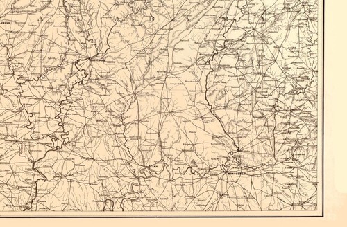 Historic State Map - Alabama Mississippi Tennessee - Bache 1865 - 35.12 x 23 - Bild 3 von 20