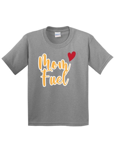 Mom Fuel Heart Happy Mothers Day Funny Kids Short Sleeve T Shirt USA New Gift - Picture 14 of 14