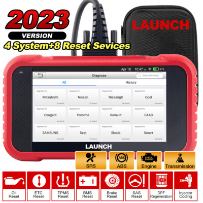 LAUNCH CRP129E PRO OBD2 Diagnosegerät Auto Auslesegerät Kfz-Diagnose 8 Reset