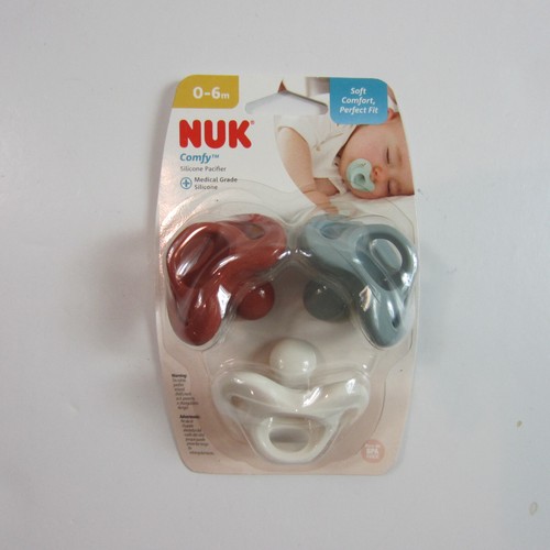 NUK Comfy Orthodontic Pacifiers 3 Pack 0-6M - Bild 1 von 2