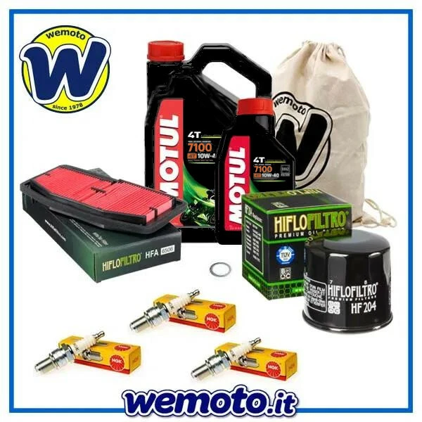 Kit tagliando MOTUL 7100 Filtri candele Moto Triumph Street Triple 765 R 2019