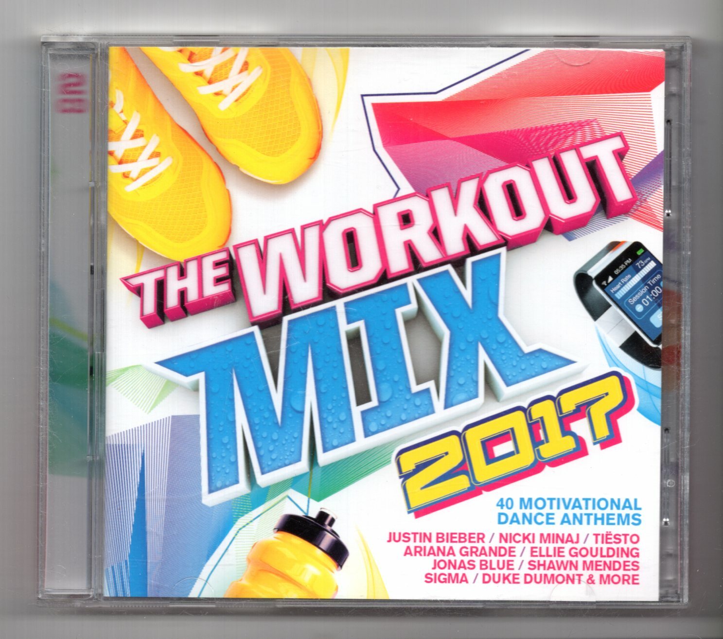 (KN945) The Workout Mix 2017, 40 tracks various artists - 2016 double CD