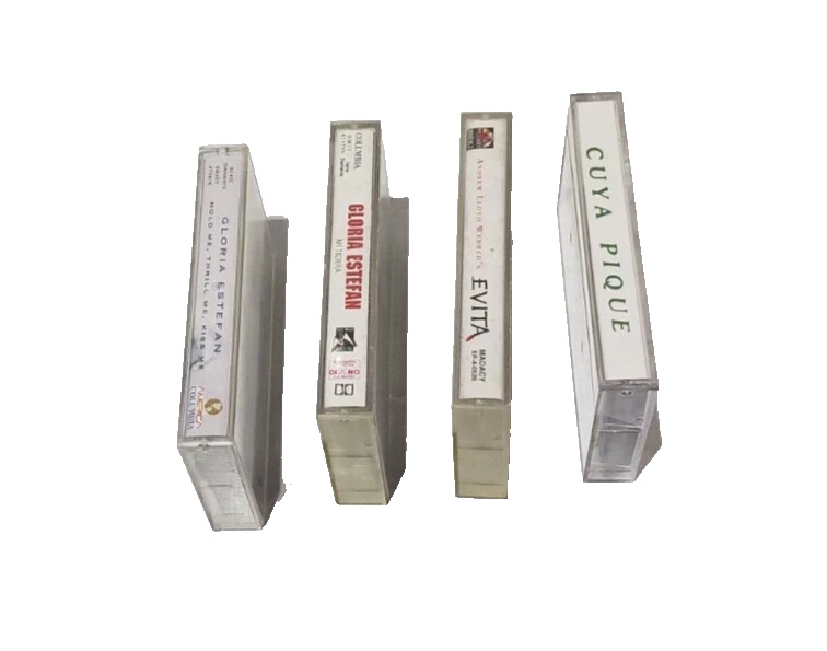 Latin Music Bundle of 4 Cassettes - (2) Gloria Estefan, "Evita" & Musica Andina - Image 2 of 4