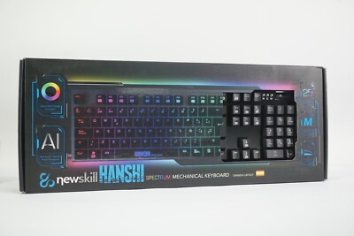 Newskill Hanshi Spectrum RGB LED mechanische Gaming-Tastatur QWERTY Layout #65