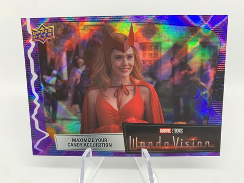 2022 Upper Deck Disney+ WandaVision PURPLE SPELL SCARLET RED Parallels You Pick! - Picture 15 of 47