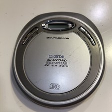 Durabrand Digital 60 Second ESP Plus Anti-Skip Portable CD Player As Is