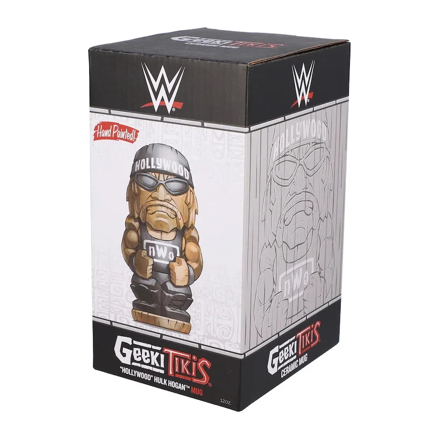 Taza Hollywood Hulk Hogan Tiki nueva en caja edición limitada WWE/WCW Pro Wrestling Foto 4 de 4