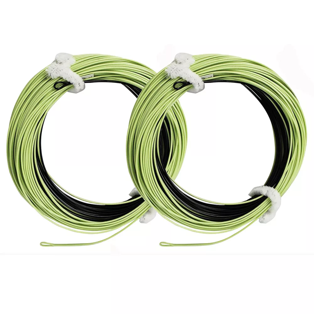 Fly Fishing Line Sink Tip Weight Forward Floating Fly Line 100FT 2 Welded  Loops