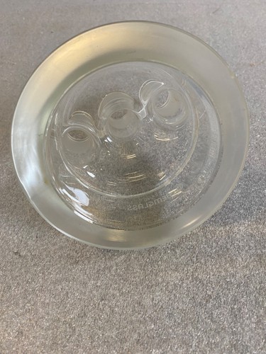 CHEMGLASS Borosilicate Glass Reactor/Distiller Flask Head for standard 4" ID - Picture 4 of 4