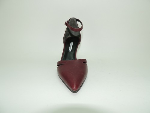 Charles David Women's Astrid Pumps Burgundy Red Leather Size 7.5 M - Picture 2 of 6
