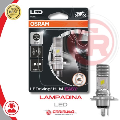 Lampe HS1 OSRAM weiß LEDriving HLM 6000K für Motorrad 12V 64185DWESY-01B PX43t