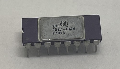Vintage Texas Instruments 4027-30JH Computer Chip 16-Pin Ceramic P7814 - Picture 1 of 3