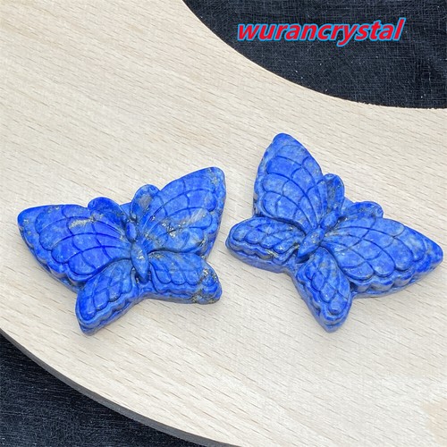 Natürlicher Lapislazuli Quarz Kristall geschnitzt Schmetterling Heilung Reiki Dekor 1 Stck. - Bild 10 von 10