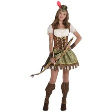 Robin Hood Honey Medieval Suit Yourself Fancy Dress Up Halloween Teen Costume