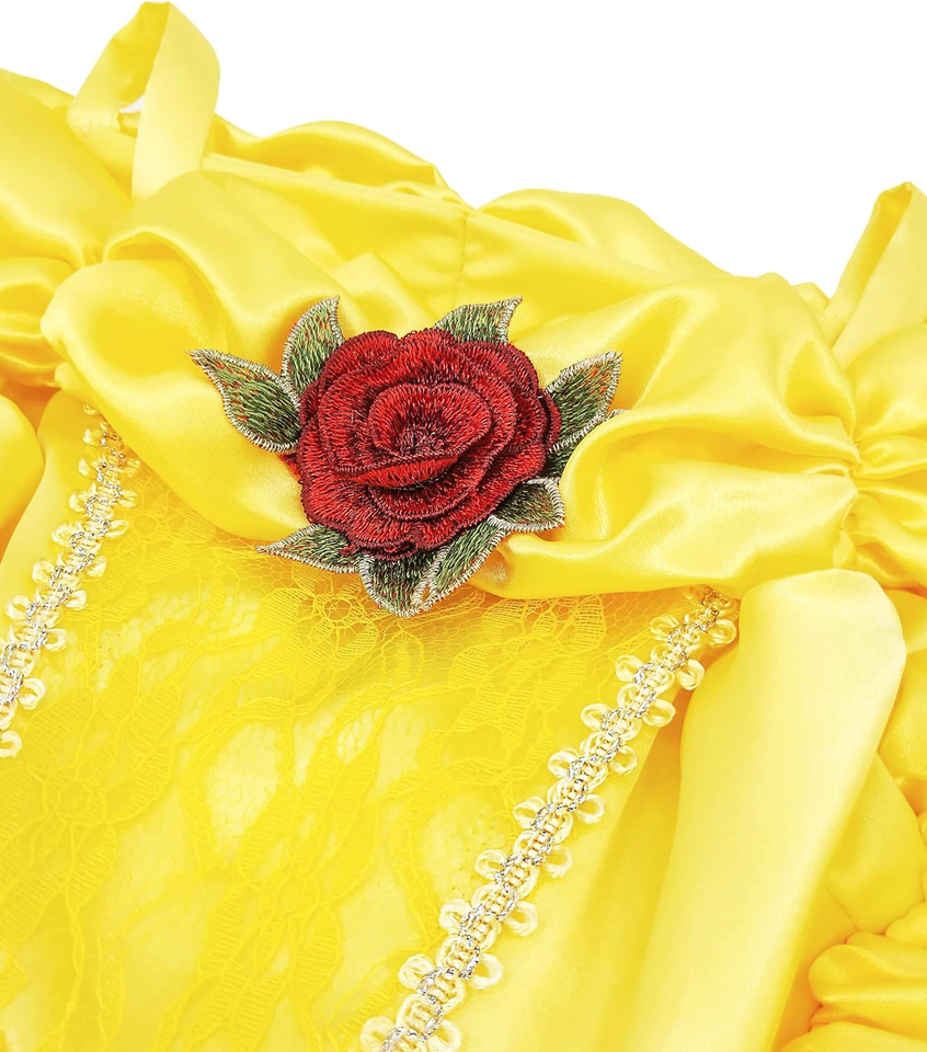 TYHTYM Princess Costumes Little Girls Dress up Cosplay Fancy Halloween