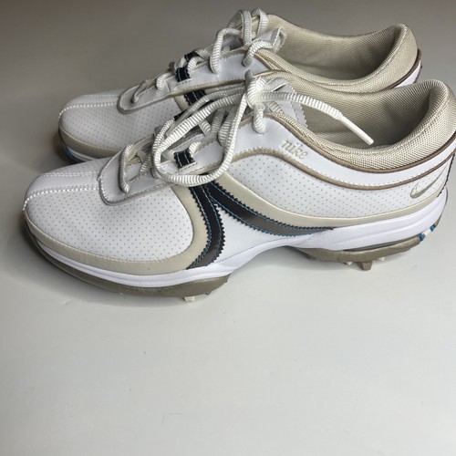 Nike Air Brassie II 335946-141 Women's Leather Golf Shoes Size 10 with Spikes - Picture 5 of 19