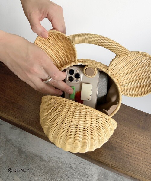 ミッキー　カゴバッグ　KIS Design:MICKEY MOUSE MICKEY MOUSE（ミッキーマウス）の「KIS Design:MICKEY MOUSE