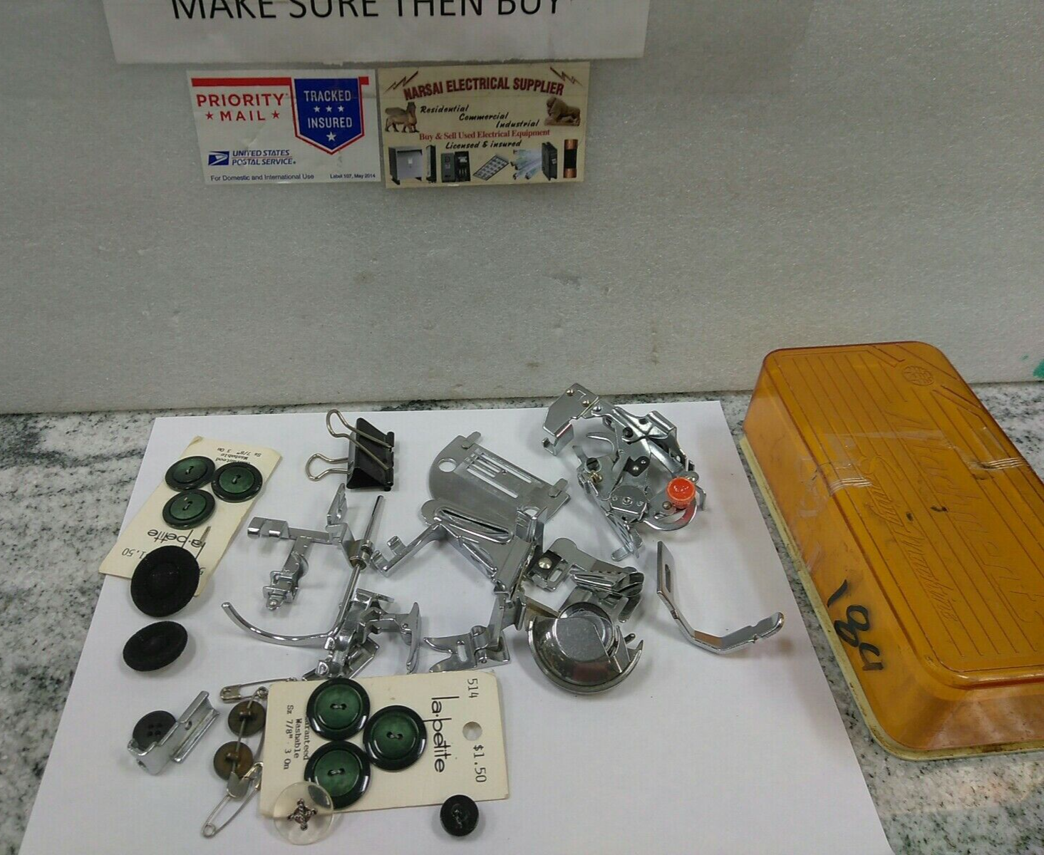 SEWING MACHINE ATTACHMENTS Accessories Feet Gadgets(9CB1-image