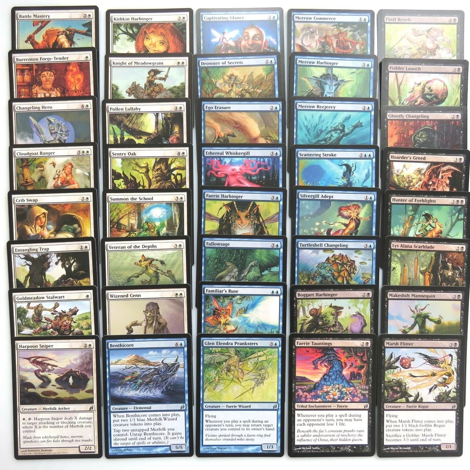 LORWYN ~ Complete 80 Card UNCOMMON SET MtG merrow commerce harbinger boggart ash - Image 2 of 3