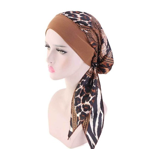 Women's Chemo Cap Cancer Hat Muslim Hair Scarf Hijab Head Wrap Turban Bandana | - Picture 22 of 52