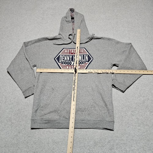Sudadera Denny Hamlin Para Hombre Gris Mediana NASCAR #11 Joe Gibbs Racing - Imagen 7 de 13