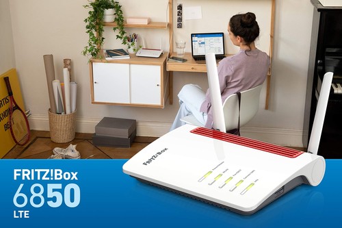 FritzBox 6850 LTE routeur sans Fil Gigabit Ethernet Bi-Bande 24 GHz / 5 GHz 3... - Photo 6/6