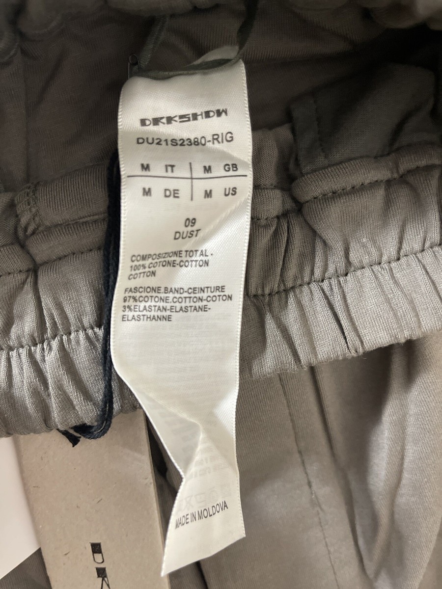 Rick Owens Drkshdw Drawstring Low Crotch Sweatpants NWT Rick Owens Drkshdw Drawstring Low Crotch Sweatpants NWT