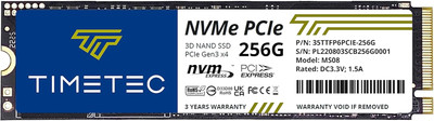 256GB SSD Nvme Pcie Gen3X4 8Gb/S M.2 2280 3D NAND High Performance SLC Cache Rea