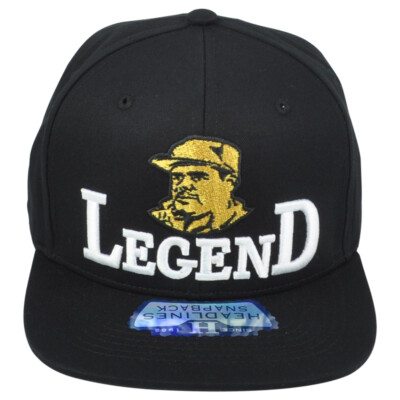 El Chapo Guzman Legend Mexico Flag Snapback Headlines Flat Bill Adult Hat Cap