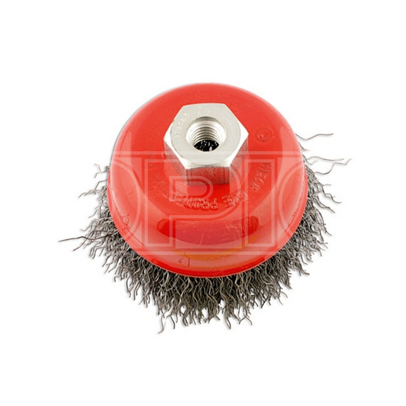 Crimped Brush 100mm x M14 Cup Type for Angle Grinders - Single - Abracs WB153