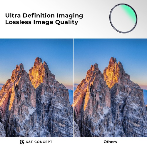 K&F Concept 37mm-127mm MC UV Protection Filter UV Multi Coated Ultra-Slim NANO-X - Picture 137 of 154