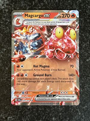 Pokémon TCG Twilight Masquerade Magcargo Ex 29/167 | eBay