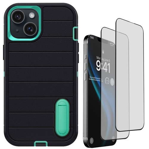 For iPhone 14 Plus/Pro/Pro Max Case Shockproof Stand Cover / Screen Protector - Picture 27 of 38