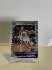 Jordan Poole ROOKIE Laser #223 RC NBA Hoops Premium Stock Golden State Warriors