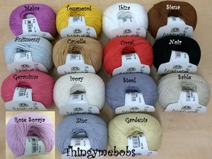 Dmc Natura Just Cotton Knitting Crochet Wool Yarn Thread 50g 15 Colours Ebay