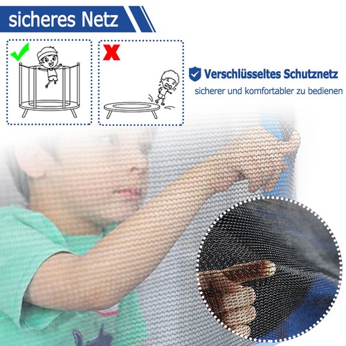 Profi Trampolin Ersatzteile für Ø244 305 366cm ZubehörStangen Netz Randabdeckung - Bild 7 von 17