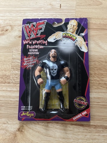 WWF Bend-Ems Steve Austin JusToys Series 13 XIII 2...