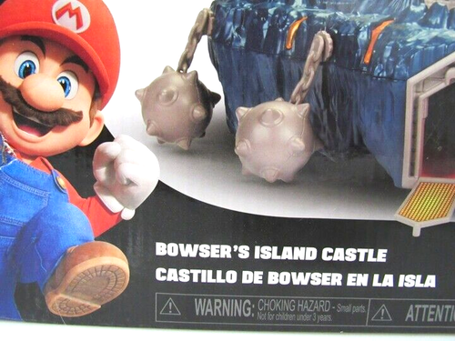 Mario Super Bros. Bowser's Island Castle, Movie, Figure Action toy Box Damaged - Picture 2 of 6