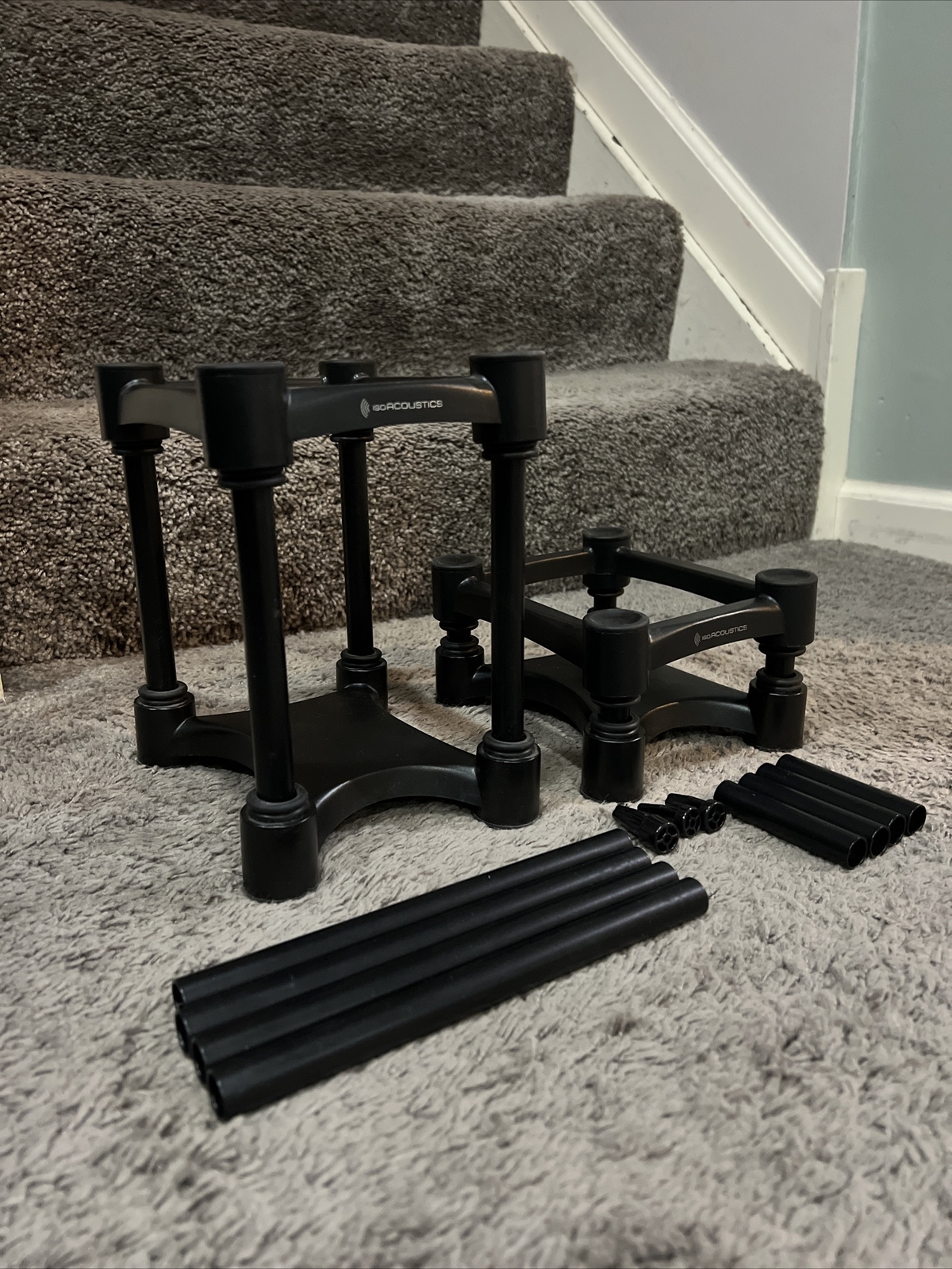 IsoACOUSTICS ISO130 Height-adjustable Speaker Isolation Stands