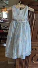 Excellent BONNIE JEAN Pastel Chiffon Special Occasion Dress Girls Size 4