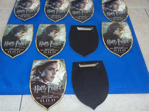 10 Harry Potter Reliquias de la Muerte Parte 2 Promo Botón y Tarjetas Nuevo de Lote Antiguo - Imagen 3 de 3