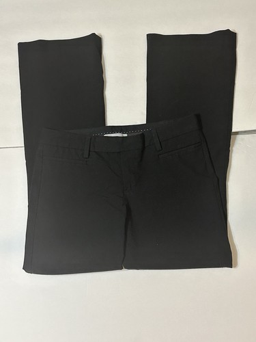 Gap Modern Boot Black Stretch Pants Trouser Sz 0R - Picture 3 of 4