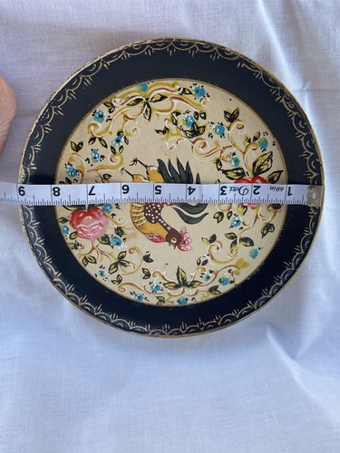 Isco handbemaltes Papier Mache Blumenhahn Teller japanisch 4er Set - Bild 19 von 19