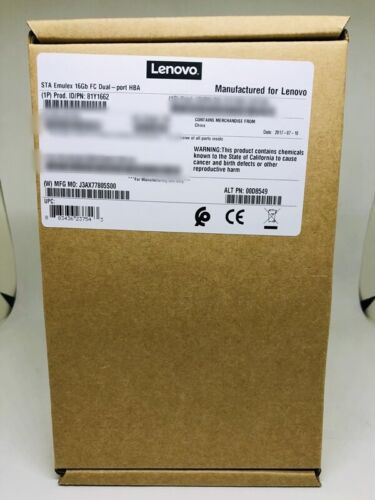 81Y1662 - Lenovo Emulex 16GB FC Dual-Port HBA - FRU 81Y1665 - New - Picture 2 of 2