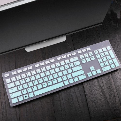 keyboard skin cover for Dell KM636 KB216,Optiplex 5250 3050 3240 5460 7450 7050 - Picture 13 of 14