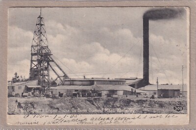 Ansichtskarte Kimberley - Rock Shaft & Engine House -De Beers Diamond Mines 1905