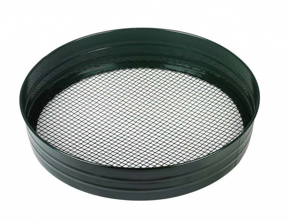Heavy Duty Garden Riddle Riddler Soil Sift Compost Sieve Mesh Seed Tray ...