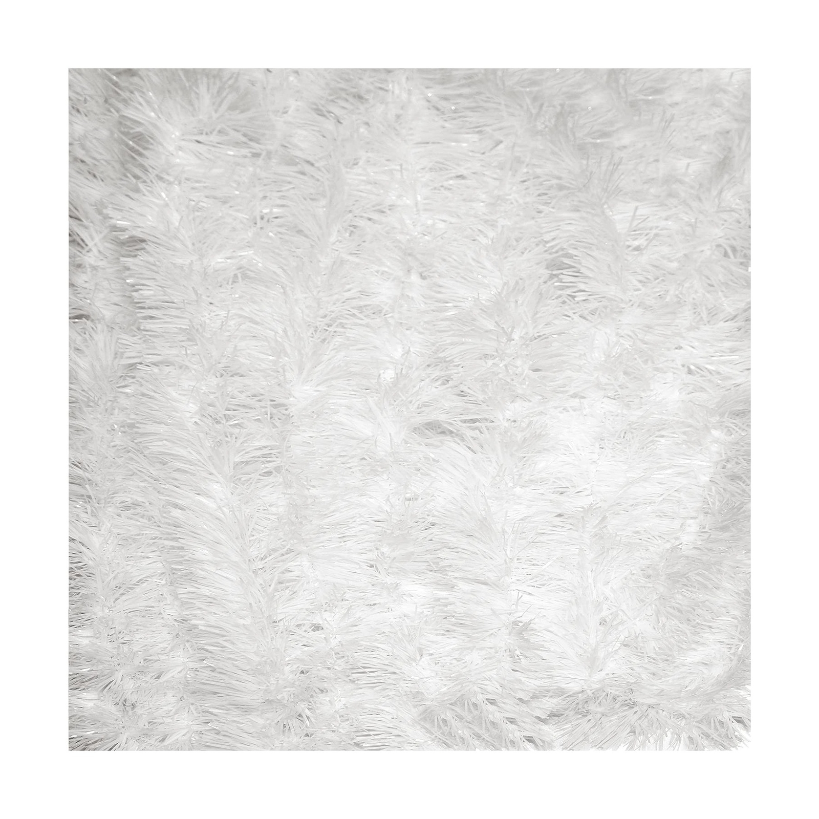 Jishi 50 FT Christmas Garland White Tinsel Garland Christmas Tree